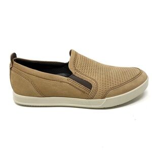 ECCO MEN'S COLLIN 2.0 SLIP ON SNEAKER CAMEL